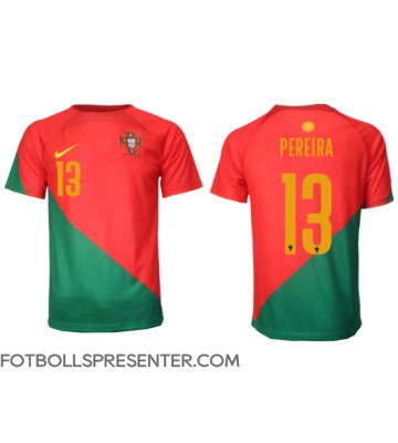 Portugal Danilo Pereira #13 Hemma Matchtröja VM 2022 Kortärmad